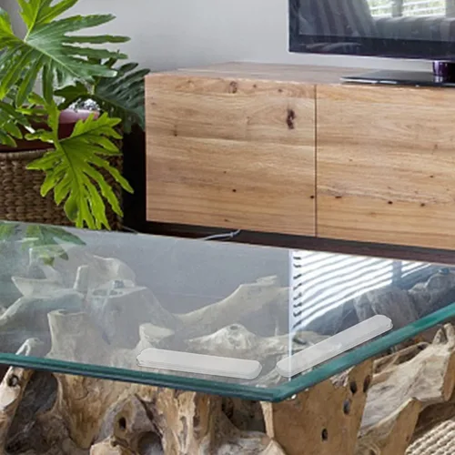 Vista 8 de DOITOOL 2 hojas autoadhesivas, autoamortiguantes, almohadillas antideslizantes o protectores de pared para tiras de mango, protector de puerta