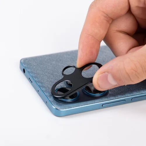 Vista 5 de Ibywind Protector de pantalla para Xiaomi Poco F5 5G (6.67 pulgadas), paquete de 2 + 1 protector de lente de cámara + 1 película trasera, vidrio