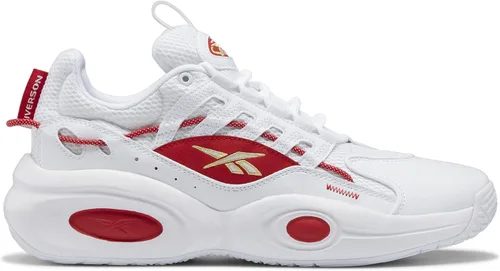 Vista 7 de Reebok Tenis de baloncesto unisex para adultos, BlancoAzul VectorOro Mate