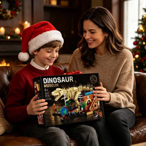 Vista 9 de INSOON Mechanical Dinosaur Fossil Building Set STEM Toy for Kids Boys 8-14+