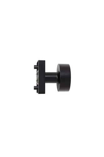 Vista 3 de Weslock 007004242FR20 - Cerradura de paso de perilla de mesa con pestillo ajustable y borde completo acabado negro mate