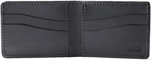 Vista 3 de Tanner Goods Utilidad Bifold Estilo Tradicional 4 Ranura para Tarjetas Cuero Natural