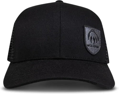 Vista 7 de Wolverine Gorra Trucker Parte trasera de malla Snapback Ajustable Resistente Duradero Workwear 1883 - Oliva negra