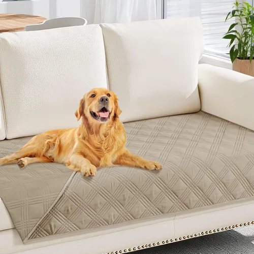 Vista 34 de hyha - Manta impermeable para cama de perro, mantas suaves para mascotas, funda impermeable para sofá para perros, fundas reversibles lavables