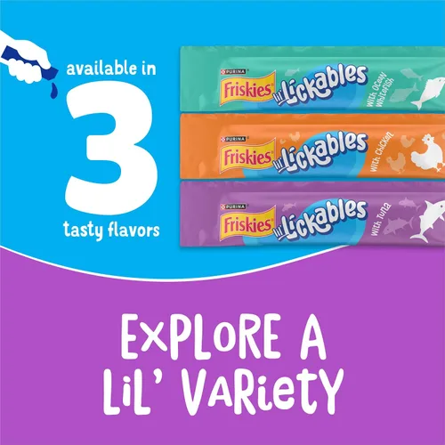 Vista 9 de Friskies Purina Lil' Lickables with Atún Cat Treats - 16 oz (32 unidades)