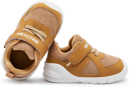 Vista 4 de BMCiTYBM Zapatos de bebé para niño y niña, zapatos de invierno cálidos antideslizantes para primeros pasos de 6 a 24 meses