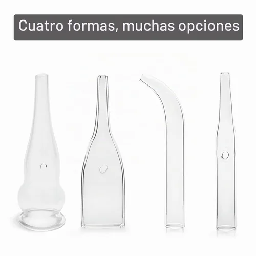 Vista 3 de Elitzia Tubo de vidrio al vacío 10Pcs Punta de la espinilla de la calabaza