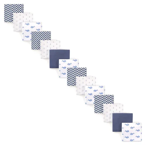 Vista 5 de Hudson Baby Juego de mantas unisex de franela de algodón para bebé, huerto de manzanas, talla única