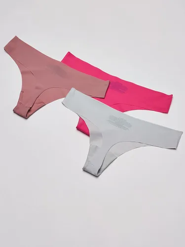 Vista 4 de Under Armour Women's Pure Stretch Thong Underwear, 3-Pack