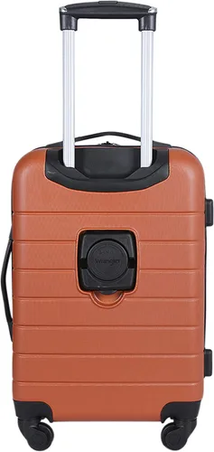 Vista 4 de Wrangler - Juego de piezas de equipaje inteligente con portavasos y puerto USB, Burnt orange