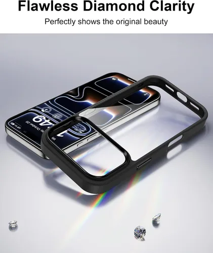 Vista 223 de HOOMIL Funda para iPhone 7 Plus/iPhone 8 Plus de 5.5 Pulgadas, sin amarillamiento, protección contra caídas, cubierta trasera dura transparente