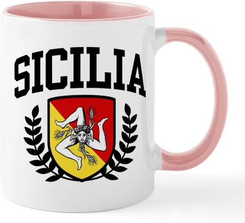 Vista 17 de CafePress Sicilia Mug - Taza de café de cerámica (11.0 fl oz)