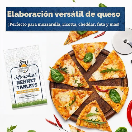 Vista 4 de Tabletas de cuajo microbiano para la fabricación de queso Coagulante de leche vegetariana Fabricación de queso vegano