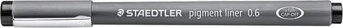 Vista 4 de Staedtler Pigment Liner 308 Negro 0.6 mm Paquete de 10
