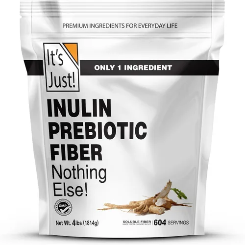 Vista 10 de It's Just! - Fibra prebiótica de inulina, soluble en agua, polvo de raíz de achicoria, promueve la salud intestinal, fabricado en Estados Unidos