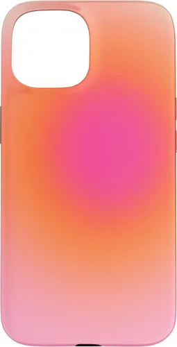 Vista 6 de Funda estética para iPhone 12/12 Pro rosa y naranja con gradiente bonito