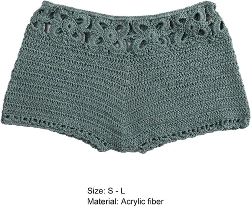 Vista 2 de Mini pantalones cortos de verano lavables para mujer, pantalones cortos casuales de playa