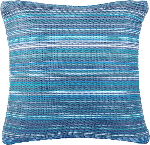 Vista 17 de Fab Habitat Almohada de plástico reciclado prémium para exteriores, impermeable, resistente a la decoloración, a rayas, patio, porche, terraza