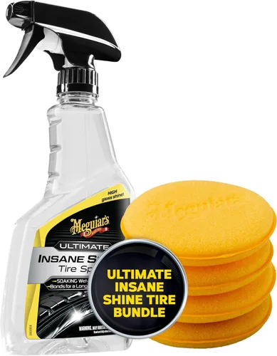 Vista 10 de Meguiar's Ultimate Insane Shine - Aerosol para neumáticos, 16 onzas