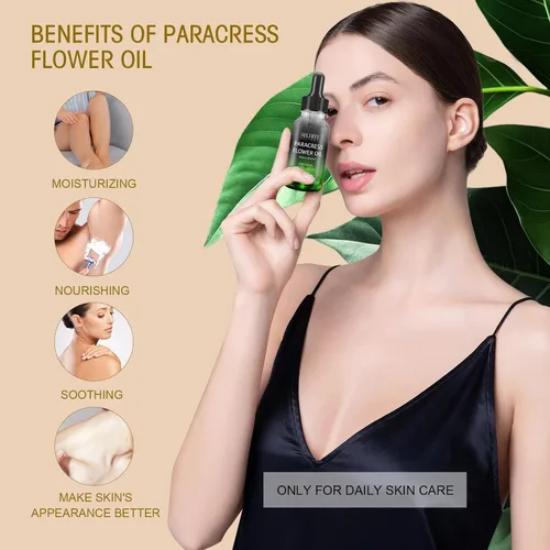 Vista 6 de Aceite facial 100% orgánico de paracres para antienvejecimiento, hidratación, reducción de arrugas y reafirmación de la piel Aceite esencial