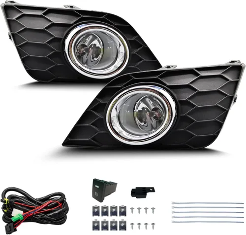Vista 83 de Luces antiniebla de conducción compatibles con lámparas de parachoques delantero Honda CRV 2007 2008 2009 con bombillas halógenas H11 de 12 V 55 W