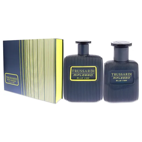 Vista 4 de Trussardi Riflesso Blue Vibe Men 3.4 oz EDT Spray, 1oz EDT Spray Set de regalo de 2 piezas