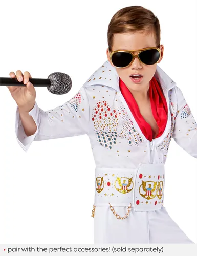Vista 6 de Rubies Elvis Presley: Disfraz de Elvis Presley para niños, talla M
