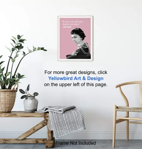 Vista 5 de Imagen de decoración de pared con cita inspiradora de diseñador, póster artístico motivacional para decoración de habitación, para el hogar