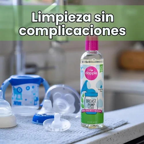 Vista 3 de Dapple Baby - Botella de jabón para extractor de leche - 8 onzas líquidas
