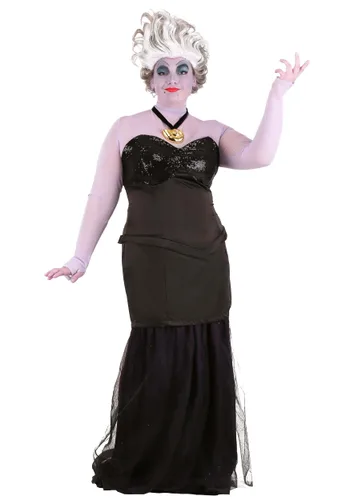 Vista 4 de Disfraz Prestige Ursula de La Sirenita para Mujer Talla Plus Multicolor