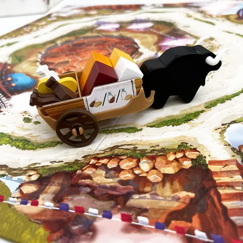 Vista 4 de Juego de mesa de yak Gestión de recursos estratégicos para la construcción de la diversión familiar para adultos y niños de 8 años en adelante 2-4