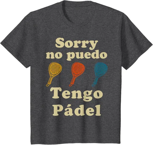 Vista 38 de Funny I Have Padel Player Sport en Español Camiseta Hombre