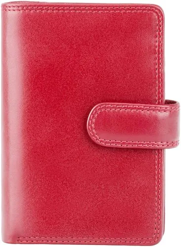 Vista 2 de VISCONTI Monza Collection MZ11 - Bolso con dos notas con protección RFID para mujer, Rojo -, Cartera Rfid