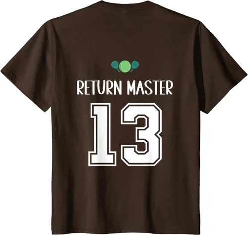 Vista 39 de Camiseta divertida del grupo de tenis de pádel para el equipo de pádel