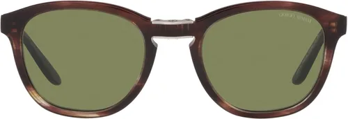 Vista 3 de GIORGIO ARMANI Man Sunglasses Black Frame Blue Polar Photo Lenses 51MM