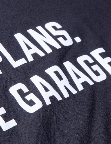 Vista 5 de I Can't, I Have Plans in The Garage Funny Dad Joke Grandpa Woodwork Workshop Handyman Auto Mechanic Camiseta para hombre, Negro