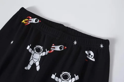 Vista 6 de Pijama para niños pequeños de manga larga, 100% algodón, 2 piezas, para niños de 1 a 10 años