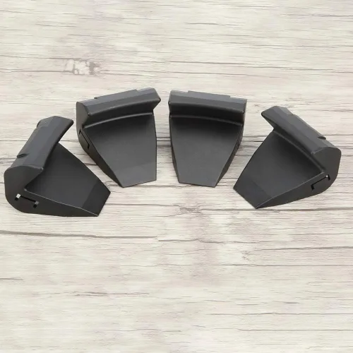 Vista 9 de Akozon Protector de llanta para cambiador de neumáticos, 4 unidades, protectores universales de mandíbula, cubiertas protectoras negras