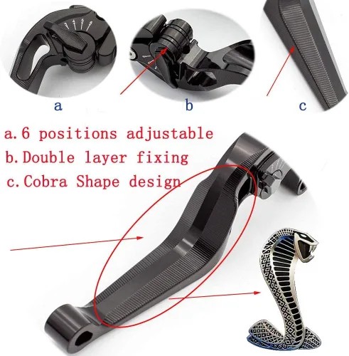 Vista 6 de Krace Palancas de freno de embrague de motocicleta para Kawasaki ZX6R / ZX636R / ZX6RR 2000-2004 2001 2002 2003 VERSYS 1000 2012-2014 2013