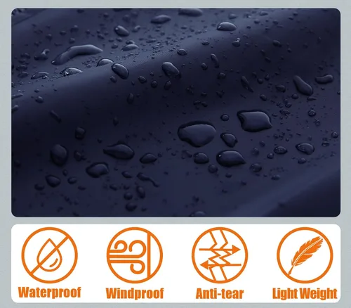 Vista 3 de RainRider Pantalones con peto de lluvia para hombres y mujeres, pantalones de seguridad Oxford 150D, pantalones de trabajo resistentes impermeables