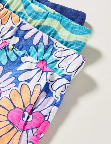 Vista 2 de Tienda Essentials Girls and Toddlers' Knit Jersey Play Shorts (Previously Spotted Zebra), Multipacks