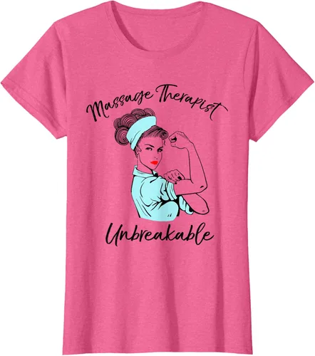 Vista 33 de Camiseta de masaje irrompible para terapeuta de masaje, Blanco, S