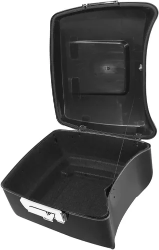 Vista 3 de Kit de equipaje King Tour Pack + estante de montaje de dos piezas + hardware de acoplamiento + kit de portaequipajes superior para Harley Davidson