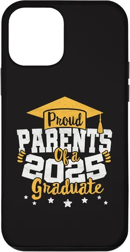 Vista 12 de iPhone 15 Parents of a 2025 Graduate Class Senior Graduation Grad 25 Case