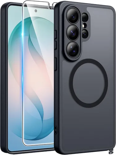 Vista 311 de FNTCASE - Funda para iPhone 16 Pro: magnética, mate, translúcida, de grado militar, protectora contra caídas, resistente, fina, duradera y a prueba