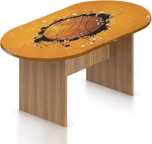 Vista 13 de XISUNYA Mantel ajustable ovalado, con ruedas de madera de granero, de poliéster elástico, para puerta de granero de madera, diseño vintage