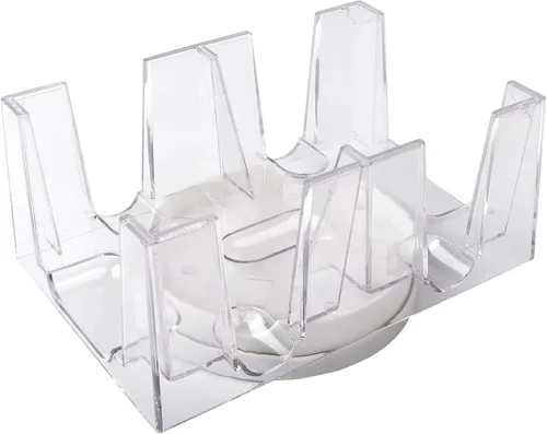 Vista 11 de GSE Games & Sports Expert Bandeja Giratoria para Cartas Canasta de 2 Mazos, Portacartas Giratorio de Doble Mazo 360°, Soportes Giratorios de Cartas