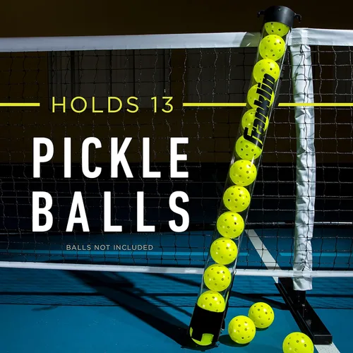 Vista 4 de Franklin Sports, tubos de recogida de pelotas de pickleball, tenis y pádel - (15) pelotas de tenis/pádel + (13) tubos elevadores de pickleball
