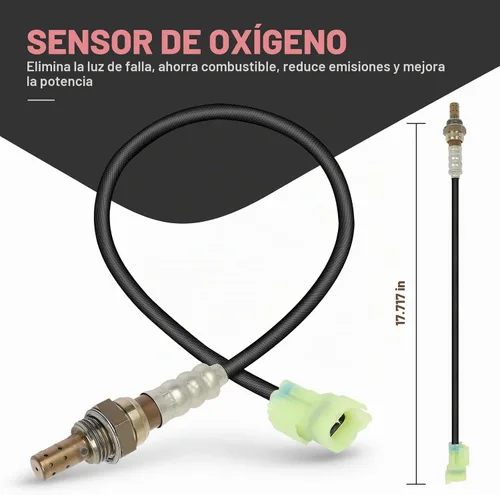 Vista 2 de Sensor de oxígeno O2 Sensor 1 234-4105 Compatible 2001-2004 para Chevy
