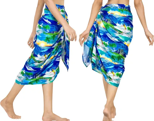 Vista 3 de HAPPY BAY Women's Sarong Wrap Cover ups Pareo